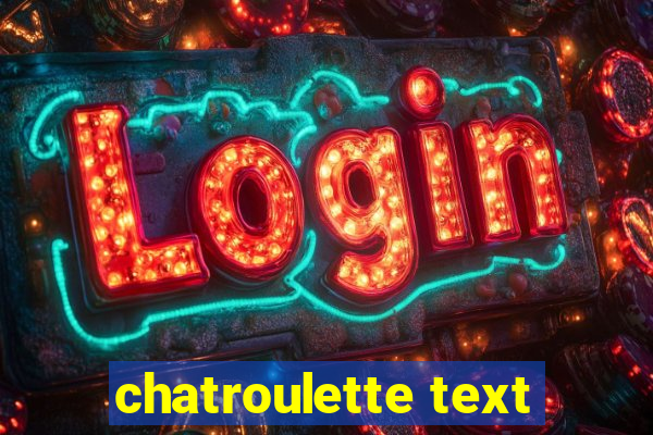 chatroulette text